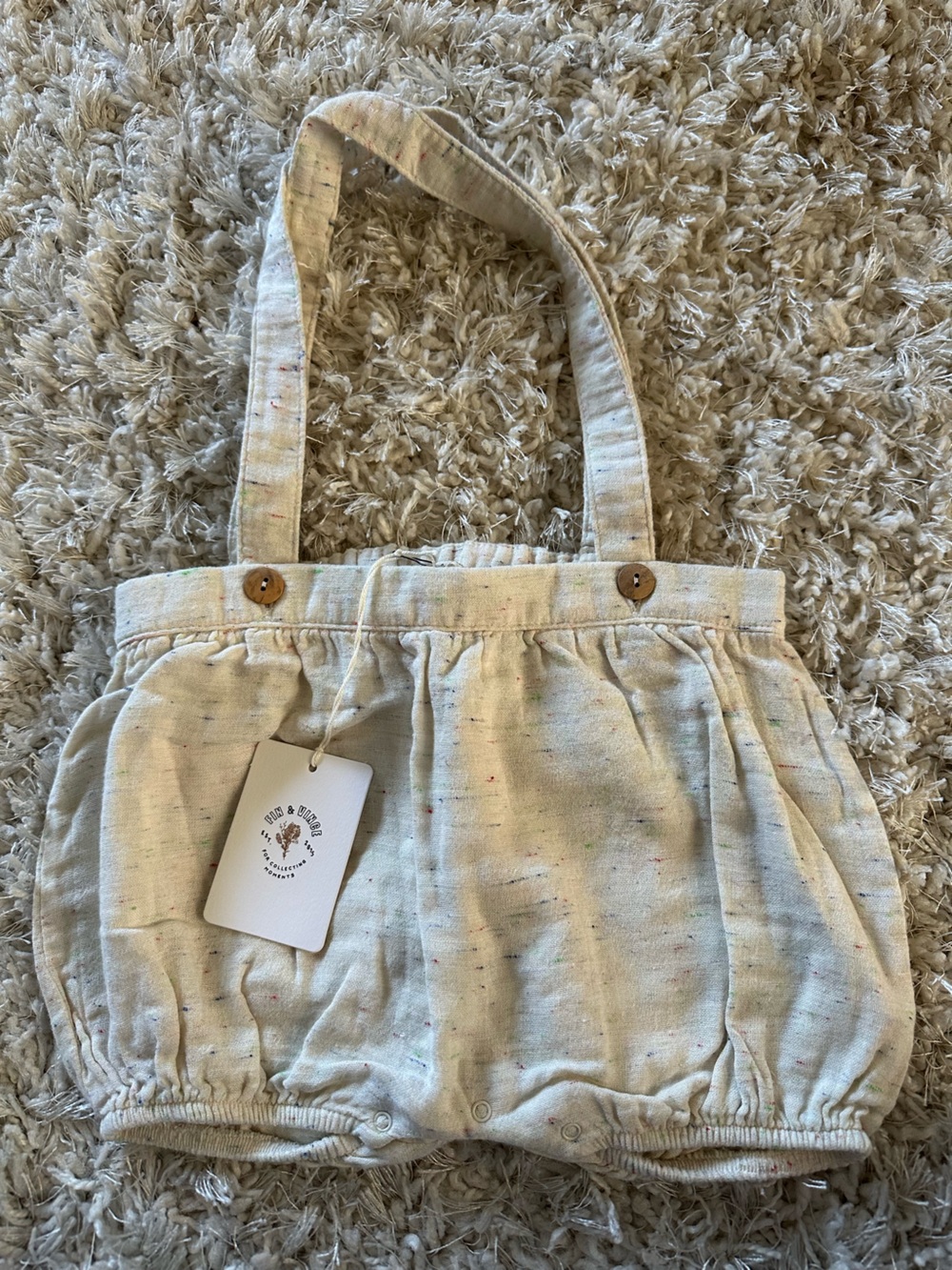 Fin & Vince Suspender Short Confetti *READ*